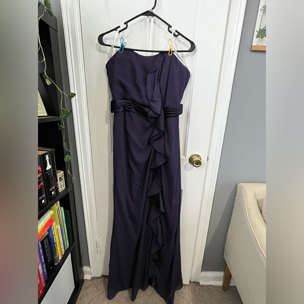 David’s Bridal Plum Bridesmaid Dress